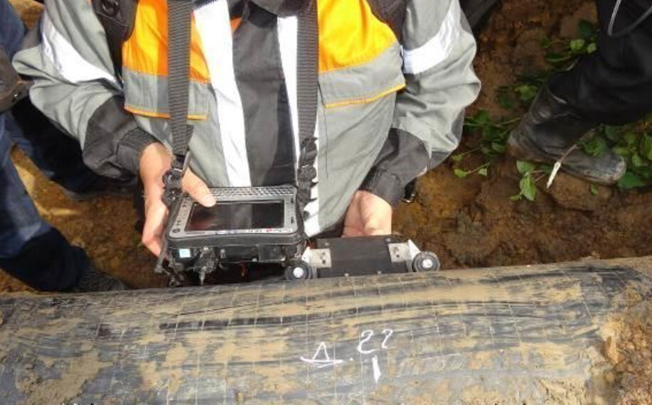 Сплошной контроль состояния трубопровода многоканальным вихретоковым дефектоскопом TiS 8C