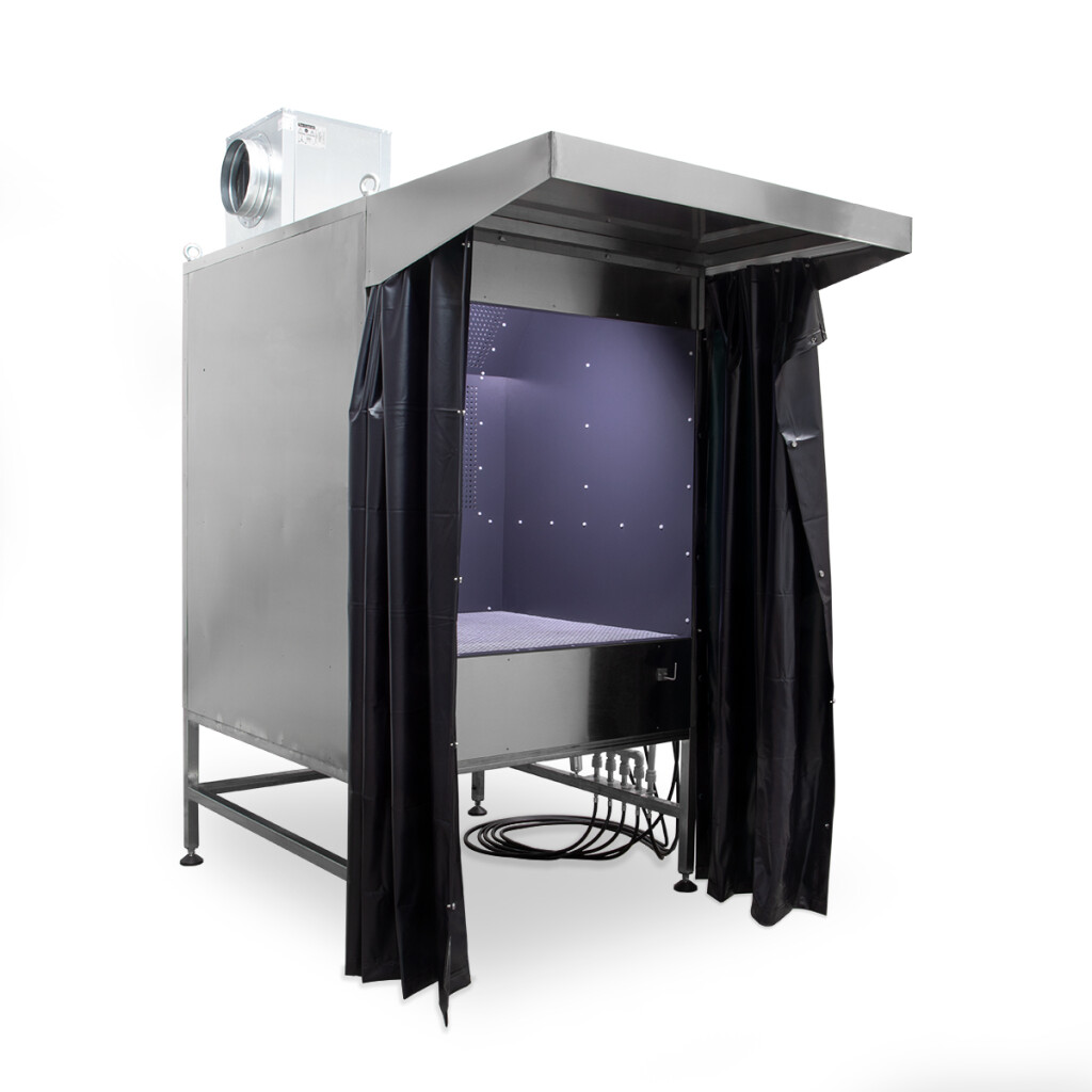 Кабина капиллярного контроля электростатическая КМ-1000Э фото 1