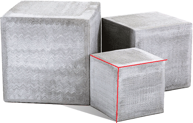 Бетонный куб со стороной 10 см