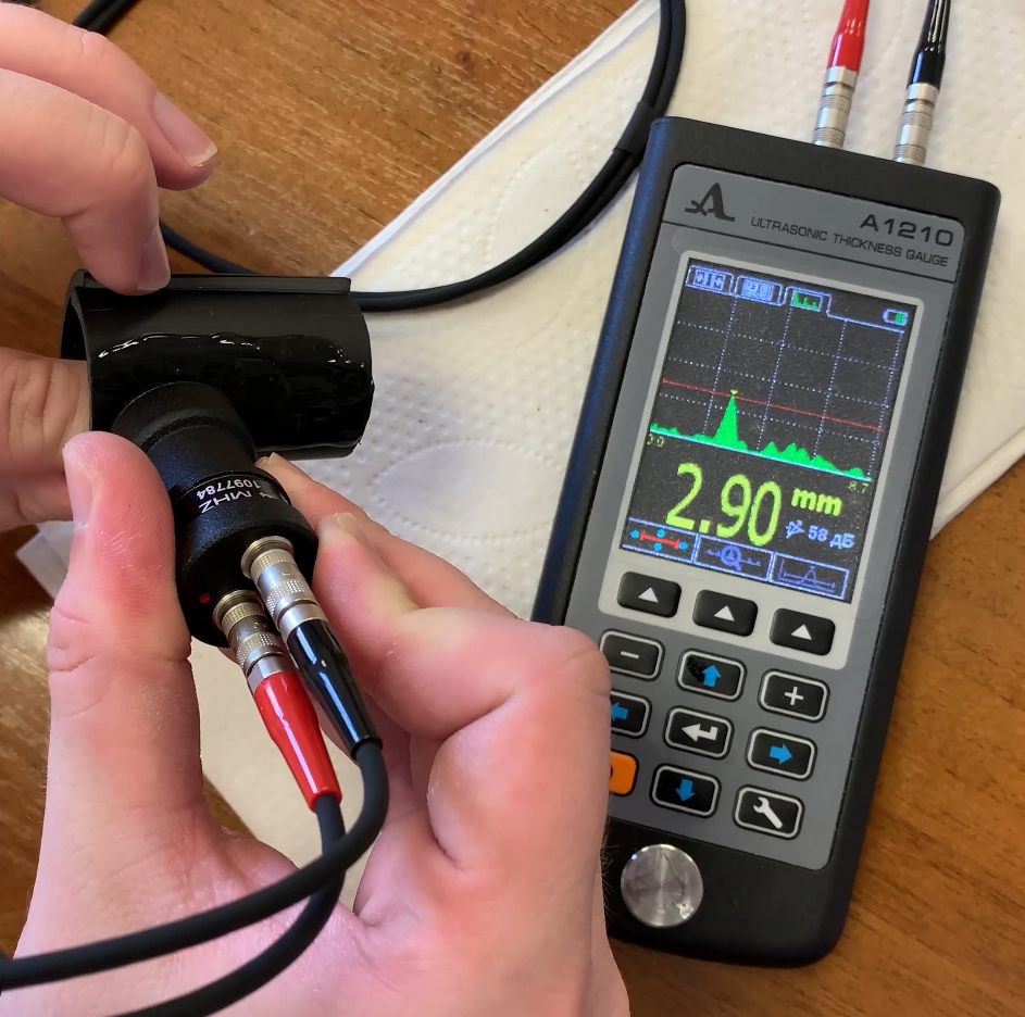 Контроль толщины пластмассовой изоляции силовых кабелей методом ультразвуковой толщинометрии фото 3