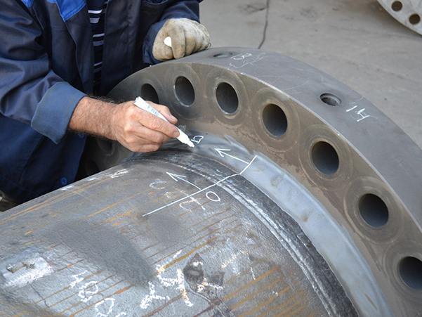 Кольцевой шов. Приварка фланца к тройнику фото 1