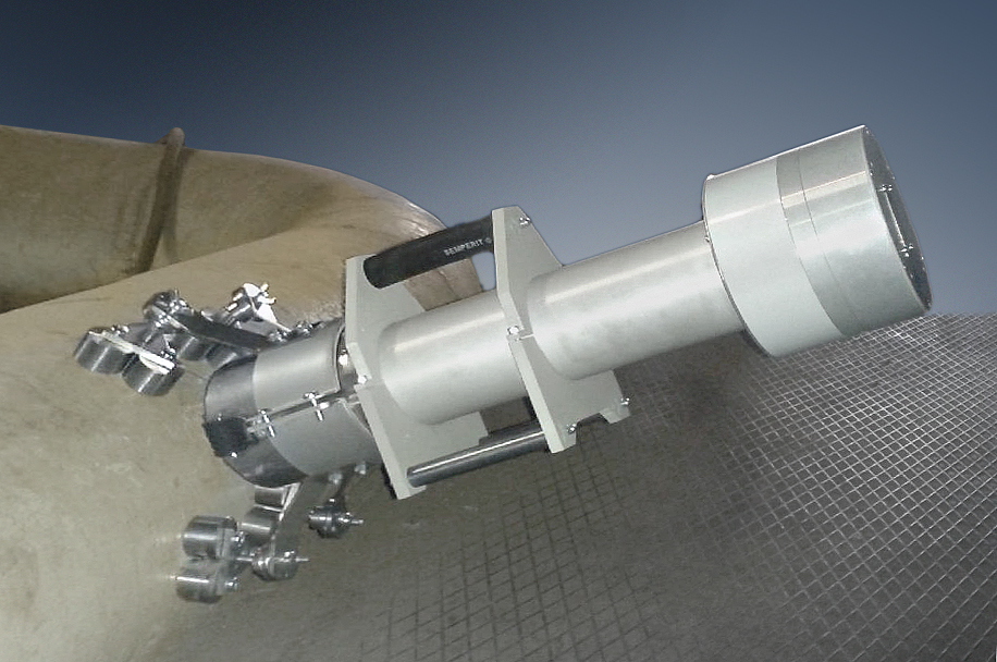 РПД-250 ИС «Игла» закреплен на трубе с помощью приспособления типа «Паук»