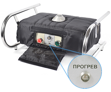 Утепляющий чехол с проёмами на липучках обеспечивает лёгкий доступ ко всем разъёмам и лицевой панели БПУ