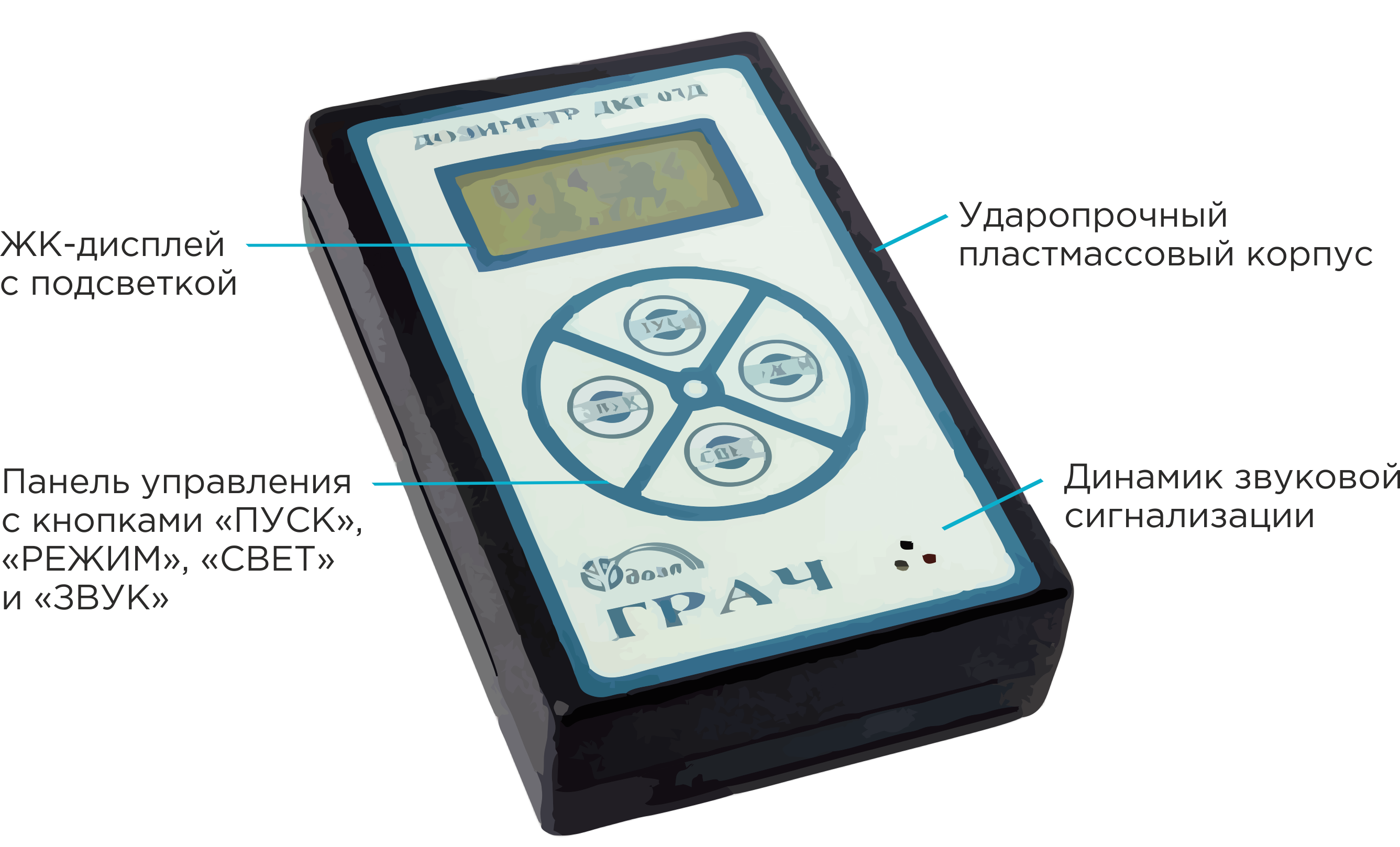 Дозиметр гамма-излучения ДКГ-03Д «Грач» фото 1