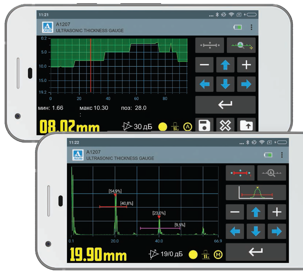 Кнопка «КОНТРОЛЬ» на рукоятке трансформатора электроискрового дефектоскопа «Корона 2.1»