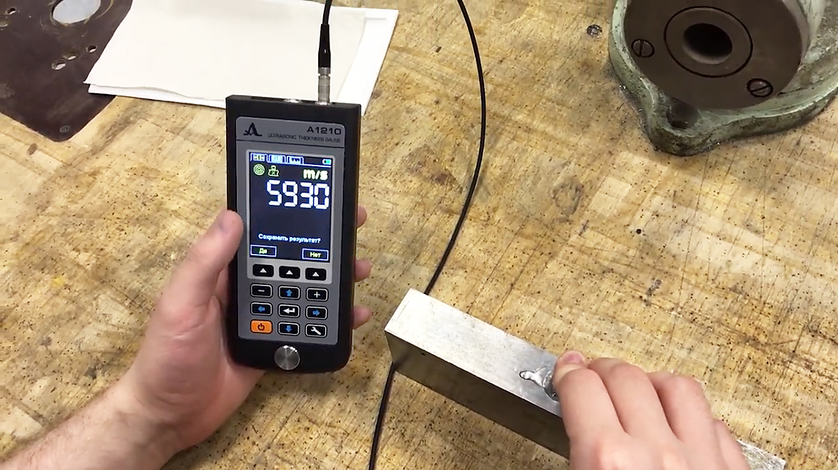 Ультразвуковой толщиномер А1210 фото 6